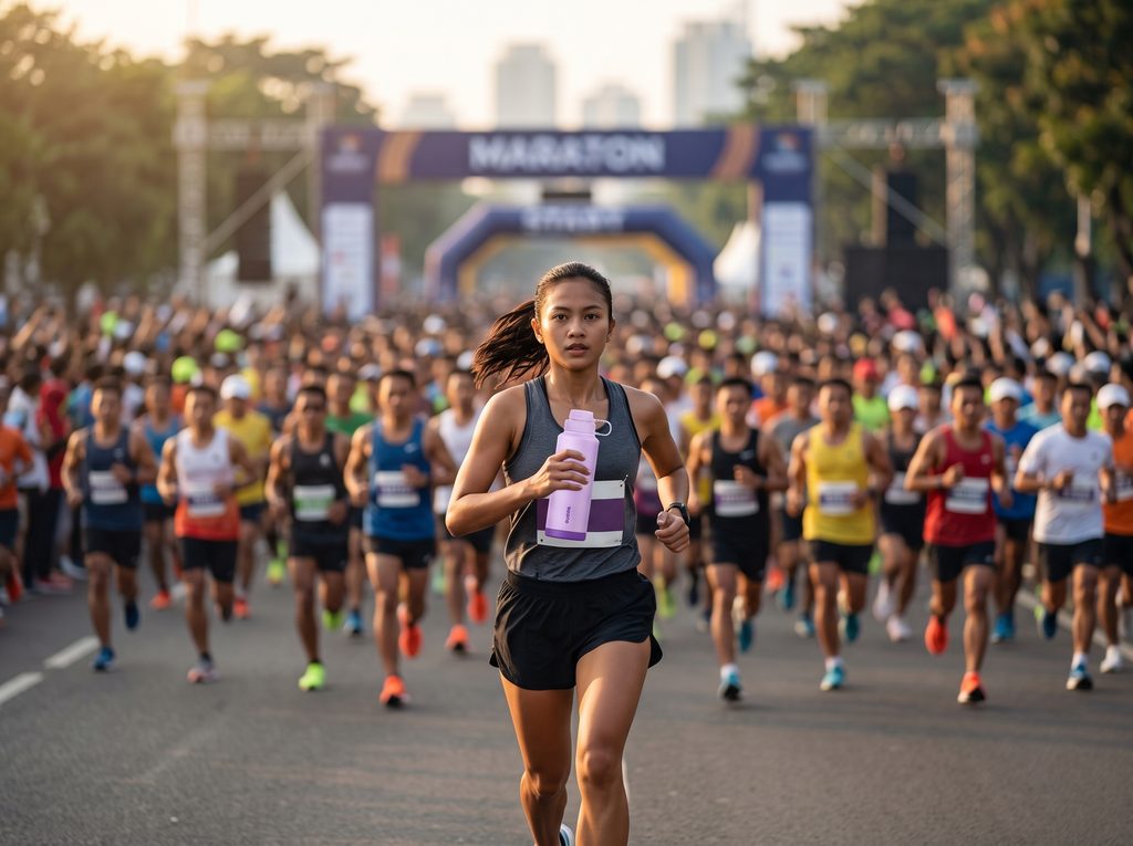 Jangan Cuma Kejar Medali, Jadilah Pelari Peduli Bumi di Jakarta Running Festival dengan Bawa Tumbler Sendiri