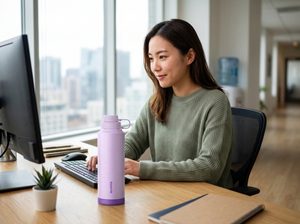 Males Bolak-Balik Ambil Minum Bikin Kurang Cairan? Ini Alasan Wajib Sedia Tumbler di Meja Kerja